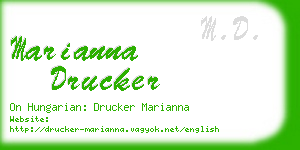 marianna drucker business card